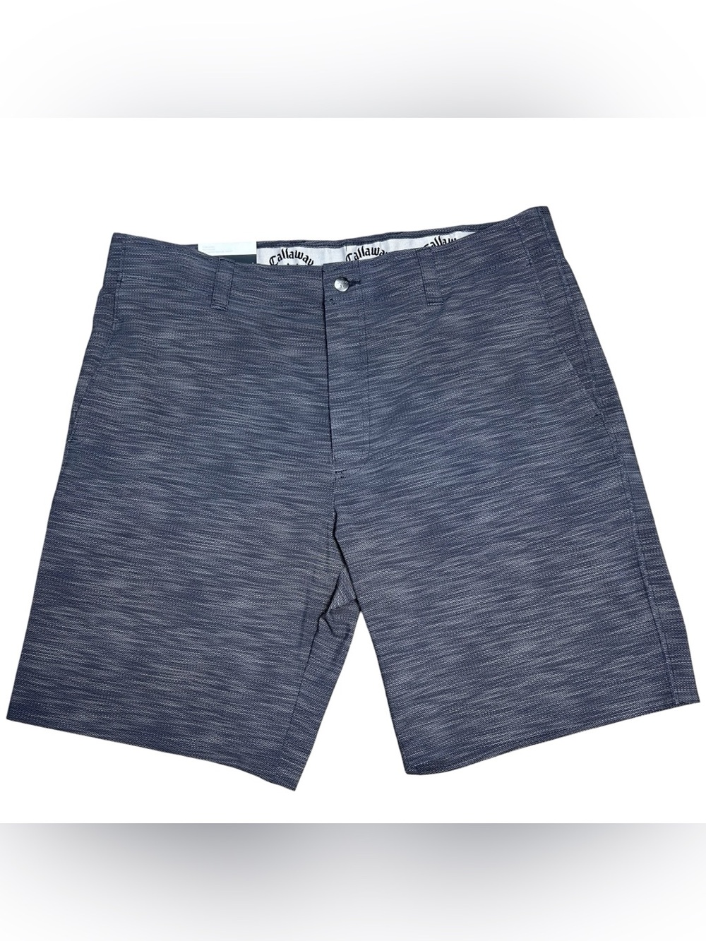 Callaway‎ NWT Men's Performance Golf Shorts Size 36 Gray Space Dye Stretch Media